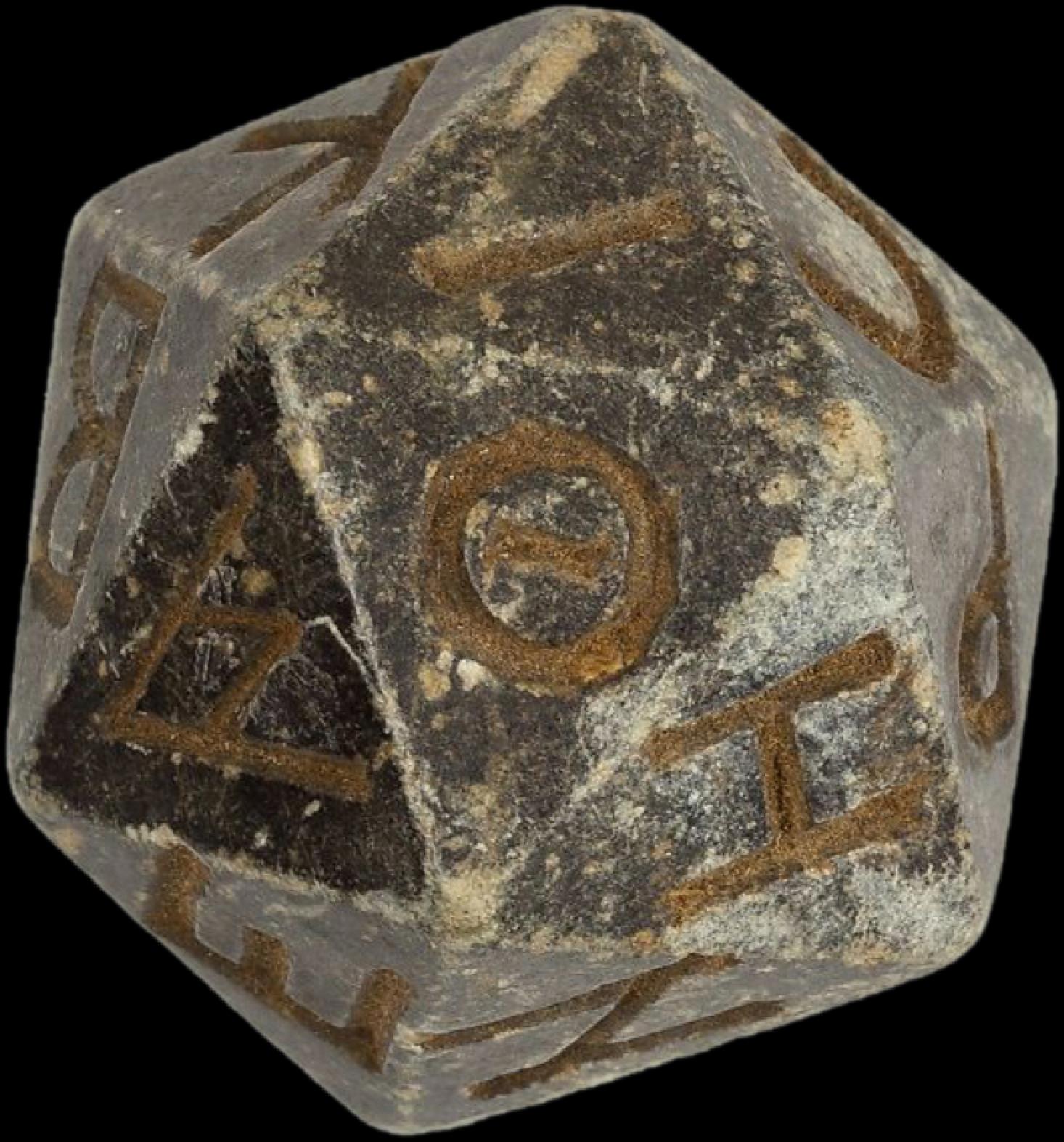 Serpentinite Icosahedral Die